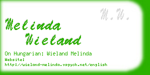 melinda wieland business card